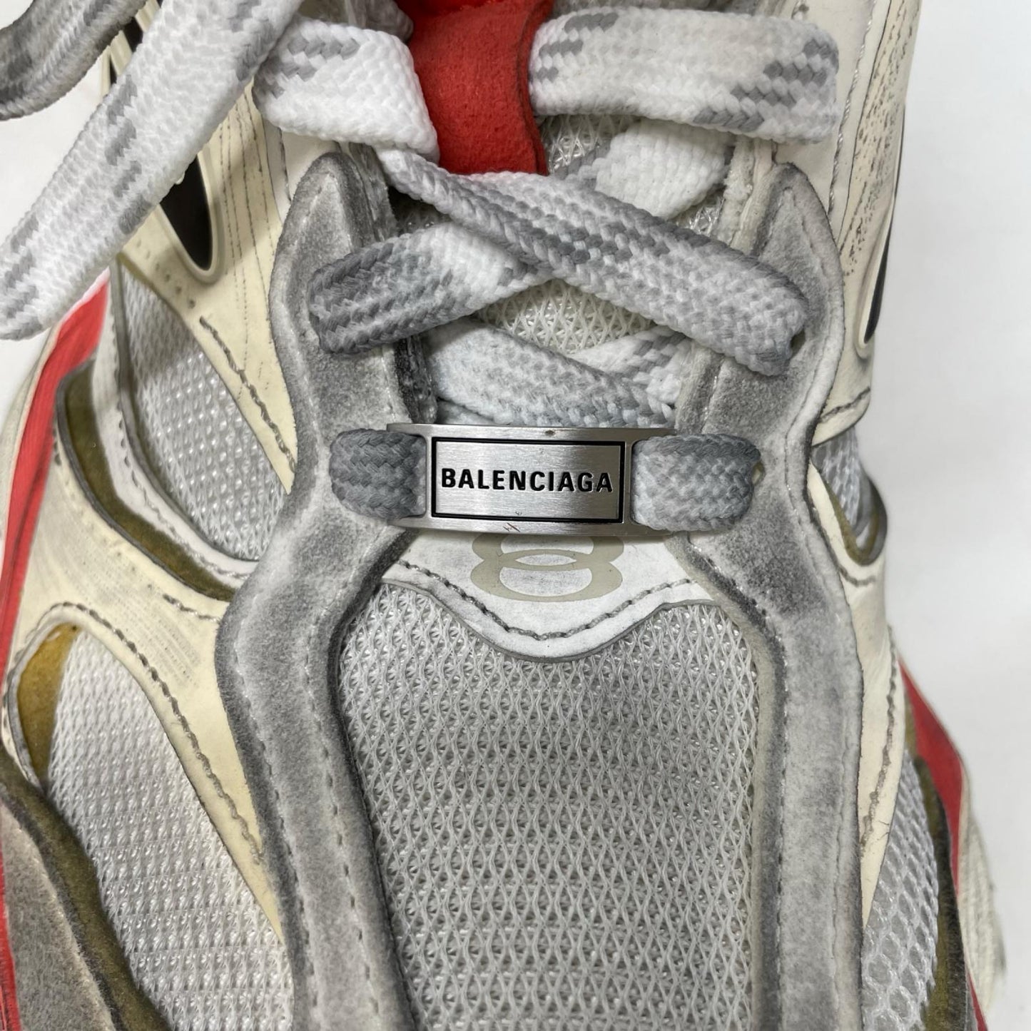 BALENCIAGA バレンシアガ 【美品】784339 CARGO カーゴ USED加工 メッシュ スニーカー シューズ