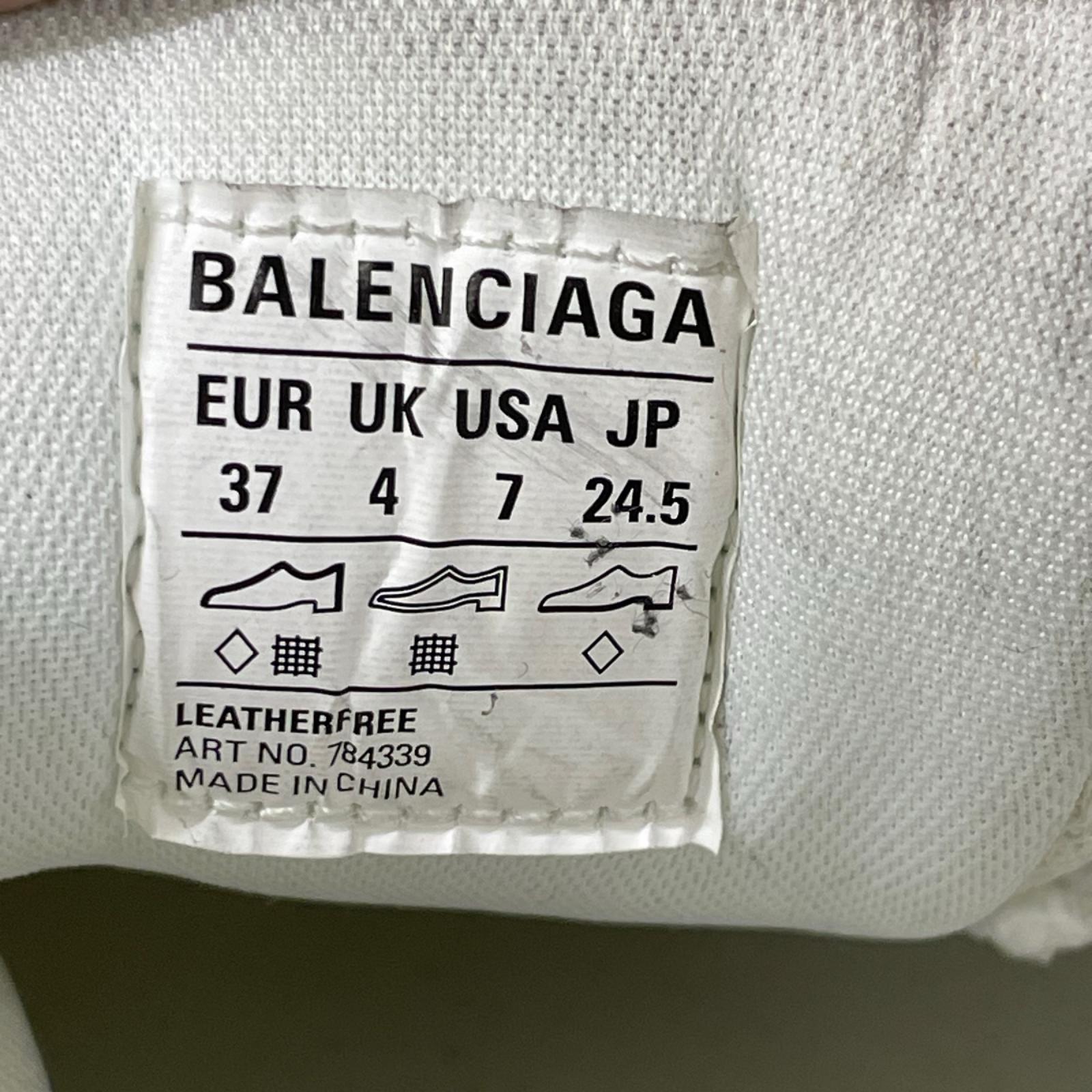 BALENCIAGA バレンシアガ 【美品】784339 CARGO カーゴ USED加工 メッシュ スニーカー シューズ