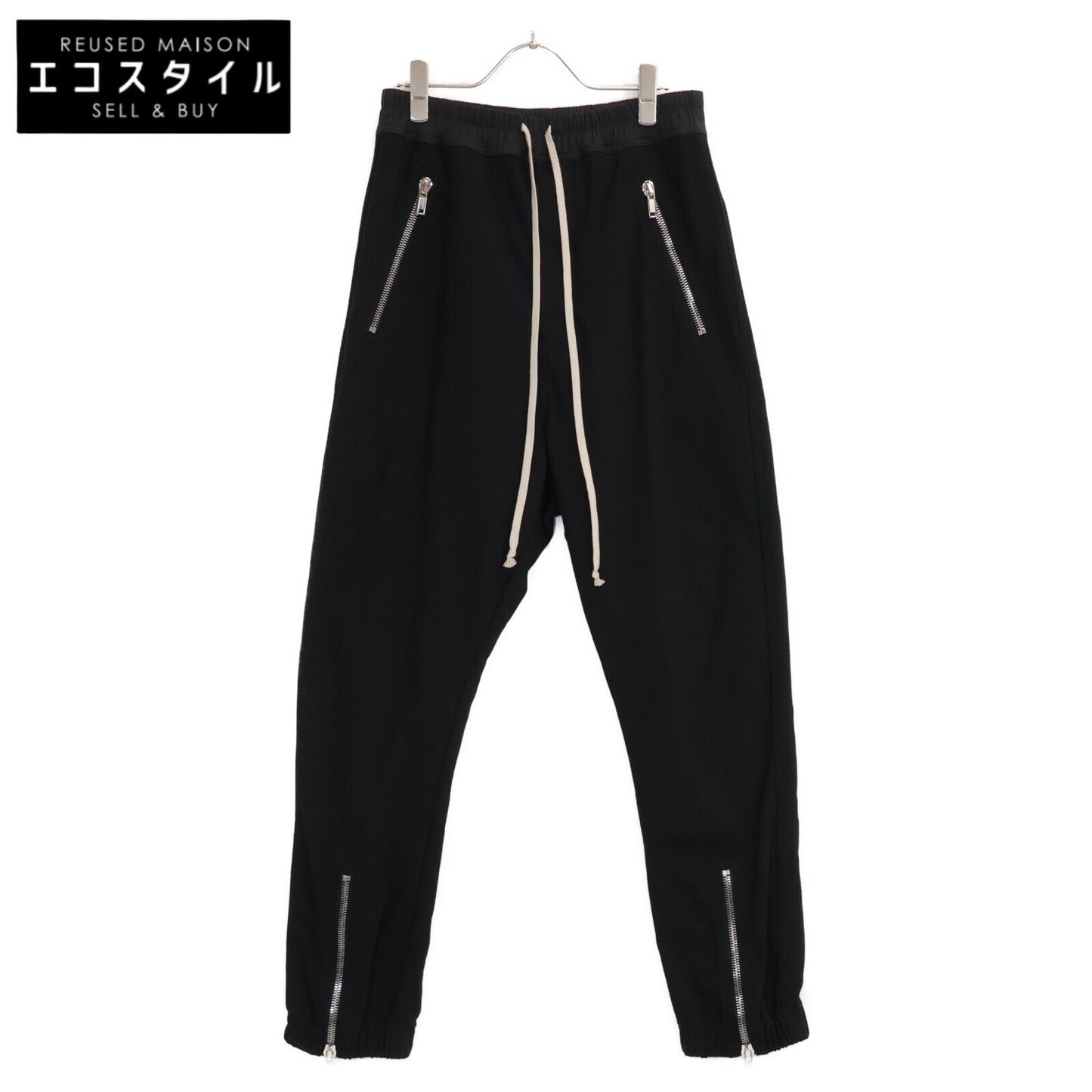 Rick Owens リックオウエンス RU01D3370-BA ブラック Bauhaus Jogger TECUATL TRACK PANT/トラックパンツ ボトムス