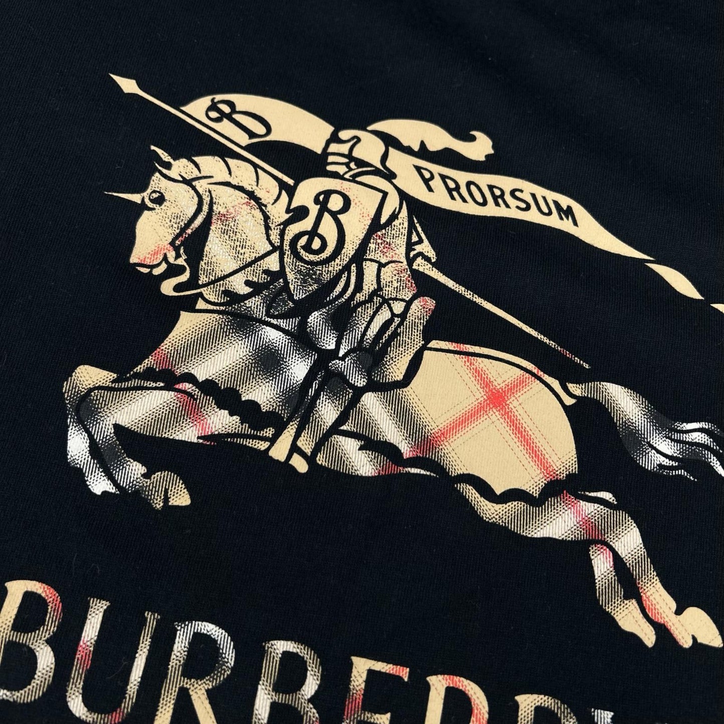 BURBERRY バーバリー ブラック ノバチェック EKD ショートスリーブカットソー トップス