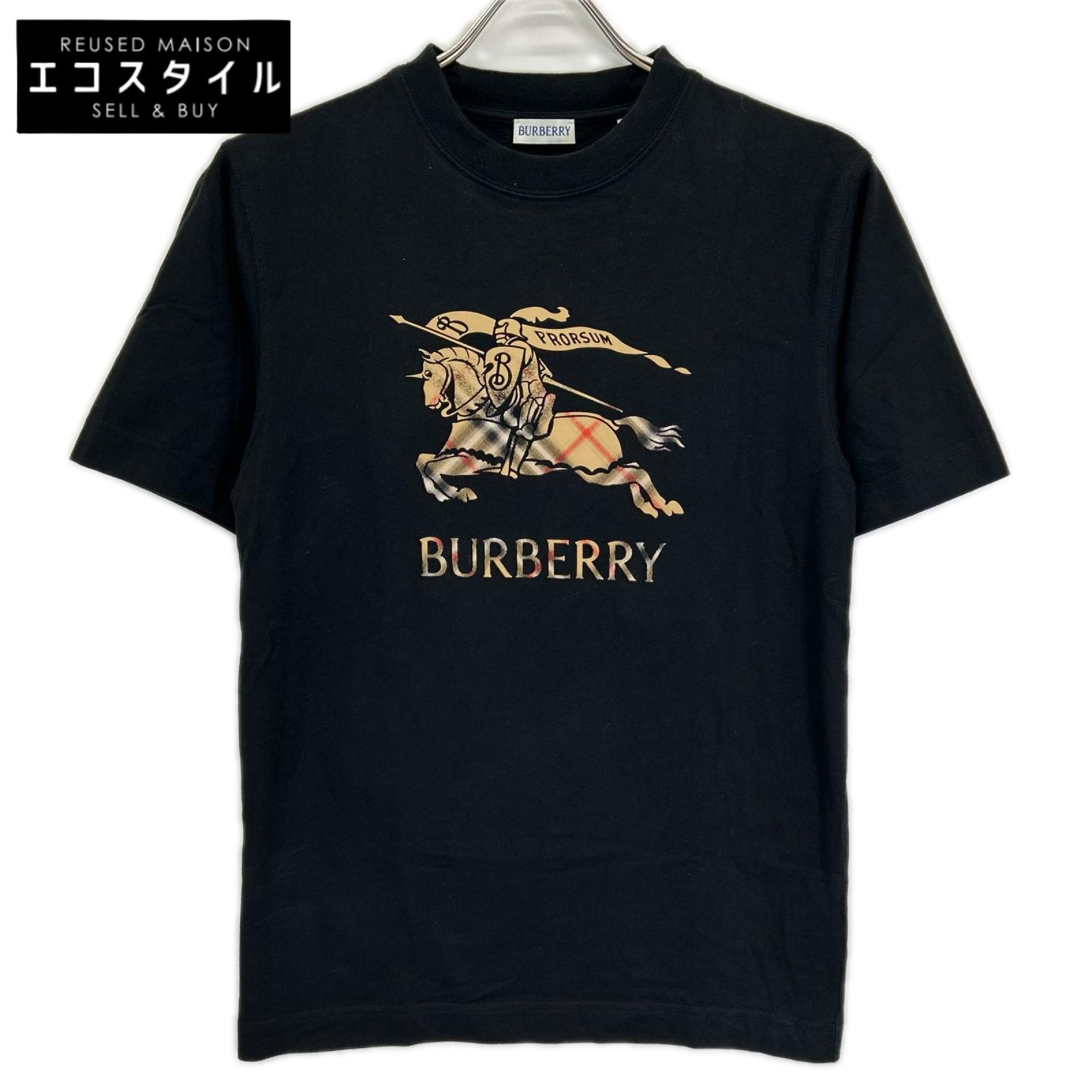BURBERRY バーバリー ブラック ノバチェック EKD ショートスリーブカットソー トップス