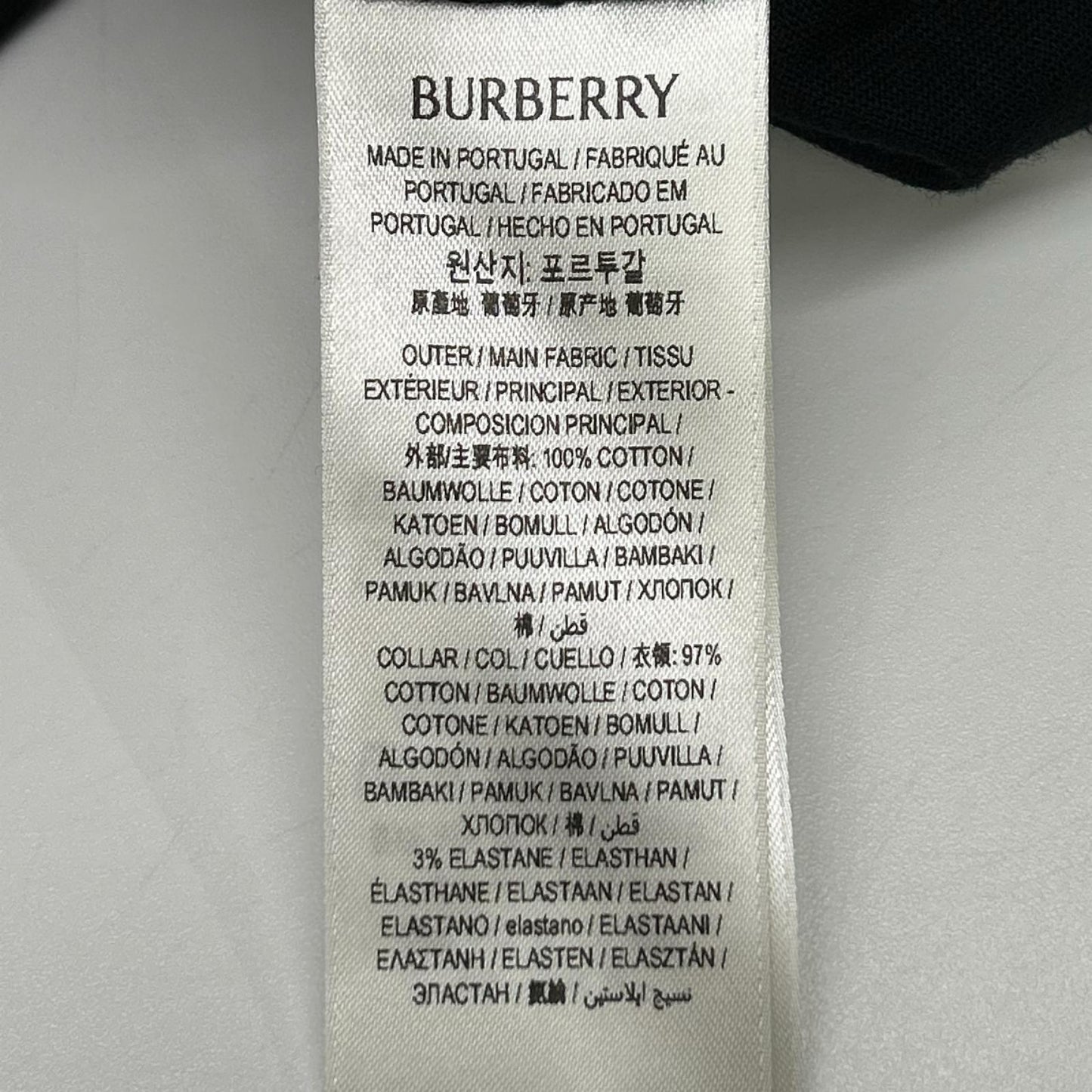 BURBERRY バーバリー ブラック ノバチェック EKD ショートスリーブカットソー トップス