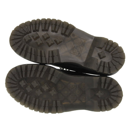 Dr.Martens ドクターマーチン 美品 1461 ジップ ベックス ホワイトステッチ 3 ホール レザー シューズ メンズ ブラック UK6 シューズ
