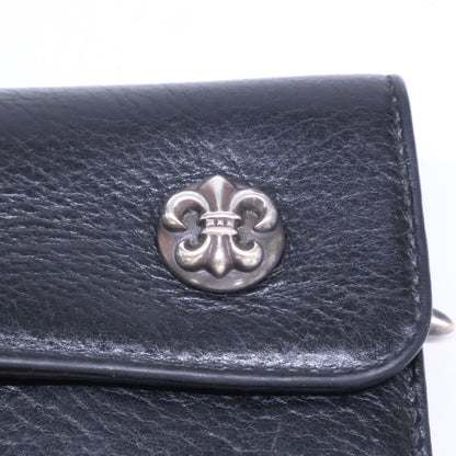 Chrome hearts クロムハーツ WAVE BS FLUER レザーロングウォレット 長財布 長財布（小銭入れあり）