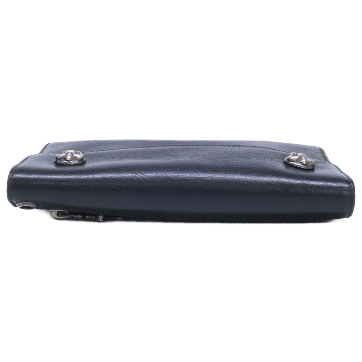 Chrome hearts Chrome Hearts WAVE BS FLUER leather long wallet long wallet (with coin pocket)