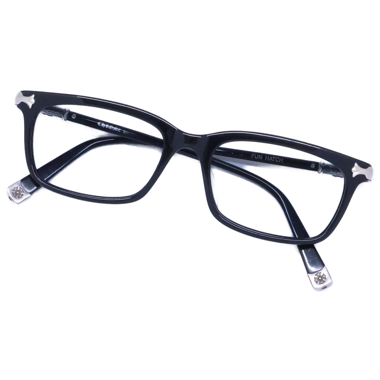 Chrome hearts クロムハーツ FUN HATCH クロス スクエアシェイプ アイウェア サングラス