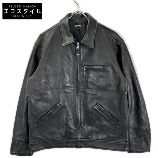 schott ショット 782-5950014 ブラック ラムスキン LEATHER TRACKER JACKET/レザートラッカージャケット ジャケット