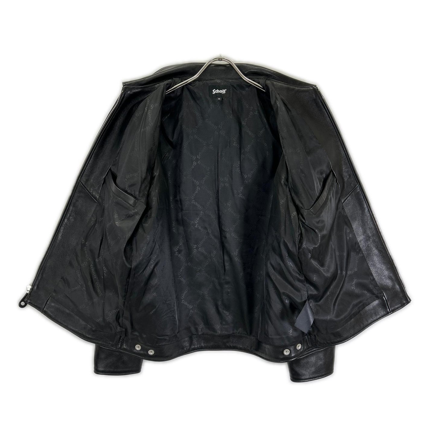 schott ショット 782-5950014 ブラック ラムスキン LEATHER TRACKER JACKET/レザートラッカージャケット ジャケット