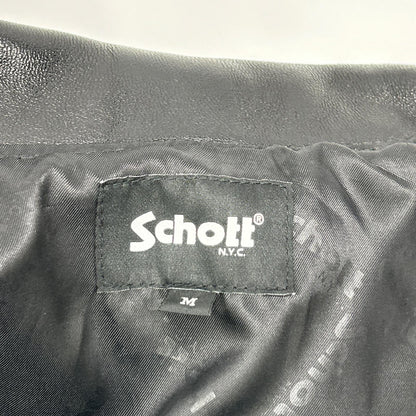 schott ショット 782-5950014 ブラック ラムスキン LEATHER TRACKER JACKET/レザートラッカージャケット ジャケット