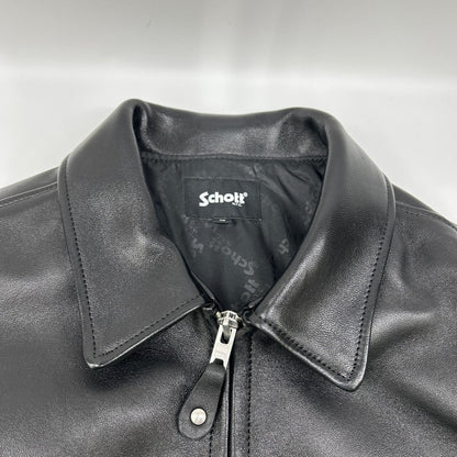 schott ショット 782-5950014 ブラック ラムスキン LEATHER TRACKER JACKET/レザートラッカージャケット ジャケット