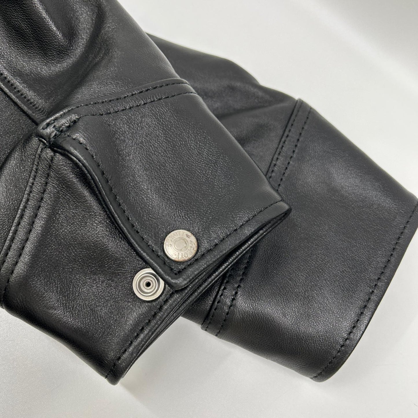 schott ショット 782-5950014 ブラック ラムスキン LEATHER TRACKER JACKET/レザートラッカージャケット ジャケット