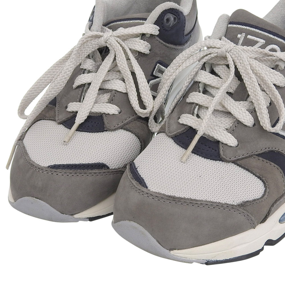 NEW BALANCE ニューバランス 新品同様 ヌバック×メッシュ CM1700 ローカットスニーカー シューズ メンズ グレー 26cm CM1700TE シューズ
