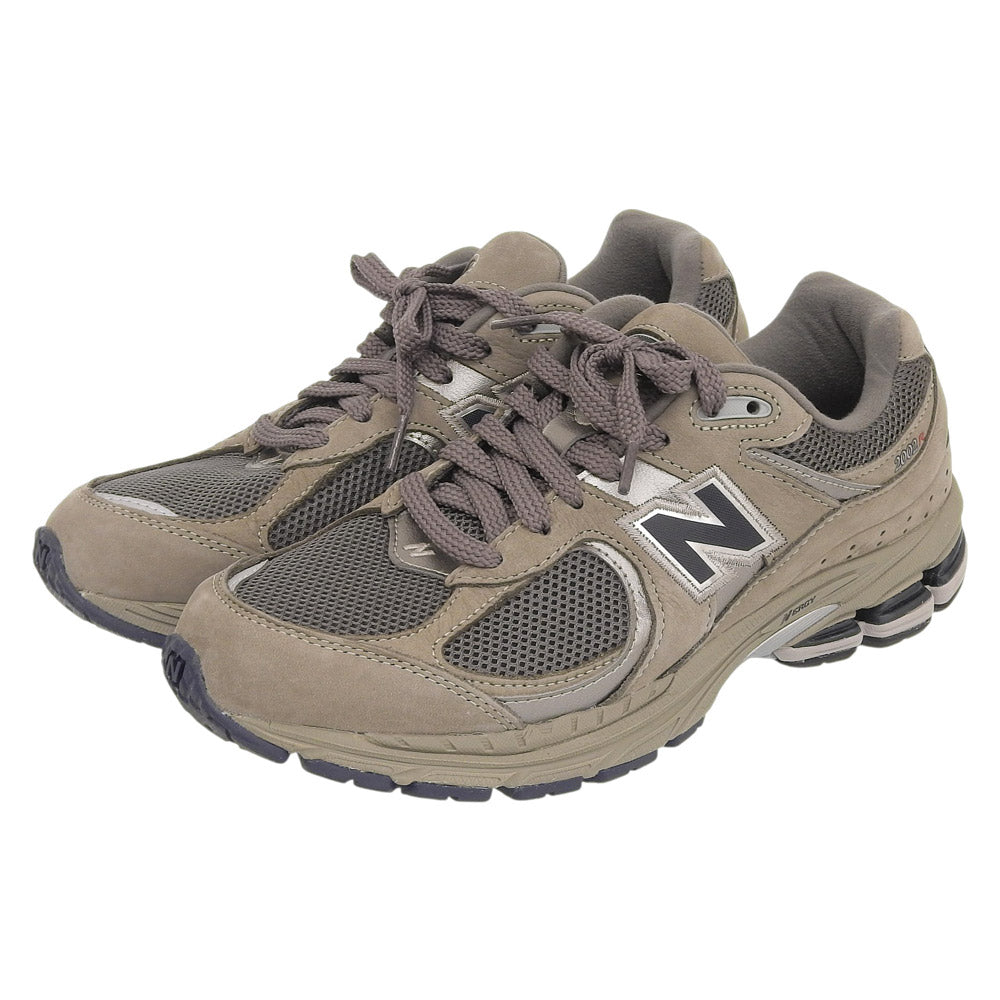 NEW BALANCE ニューバランス 新品同様 ヌバック×メッシュ 2002R ローカットスニーカー シューズ メンズ グレー 26cm ML2002RA シューズ
