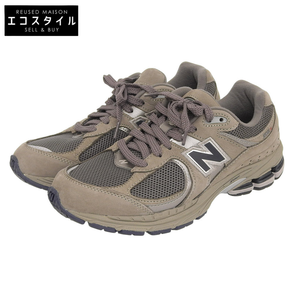 NEW BALANCE ニューバランス 新品同様 ヌバック×メッシュ 2002R ローカットスニーカー シューズ メンズ グレー 26cm ML2002RA シューズ