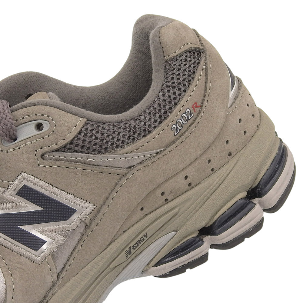 NEW BALANCE ニューバランス 新品同様 ヌバック×メッシュ 2002R ローカットスニーカー シューズ メンズ グレー 26cm ML2002RA シューズ