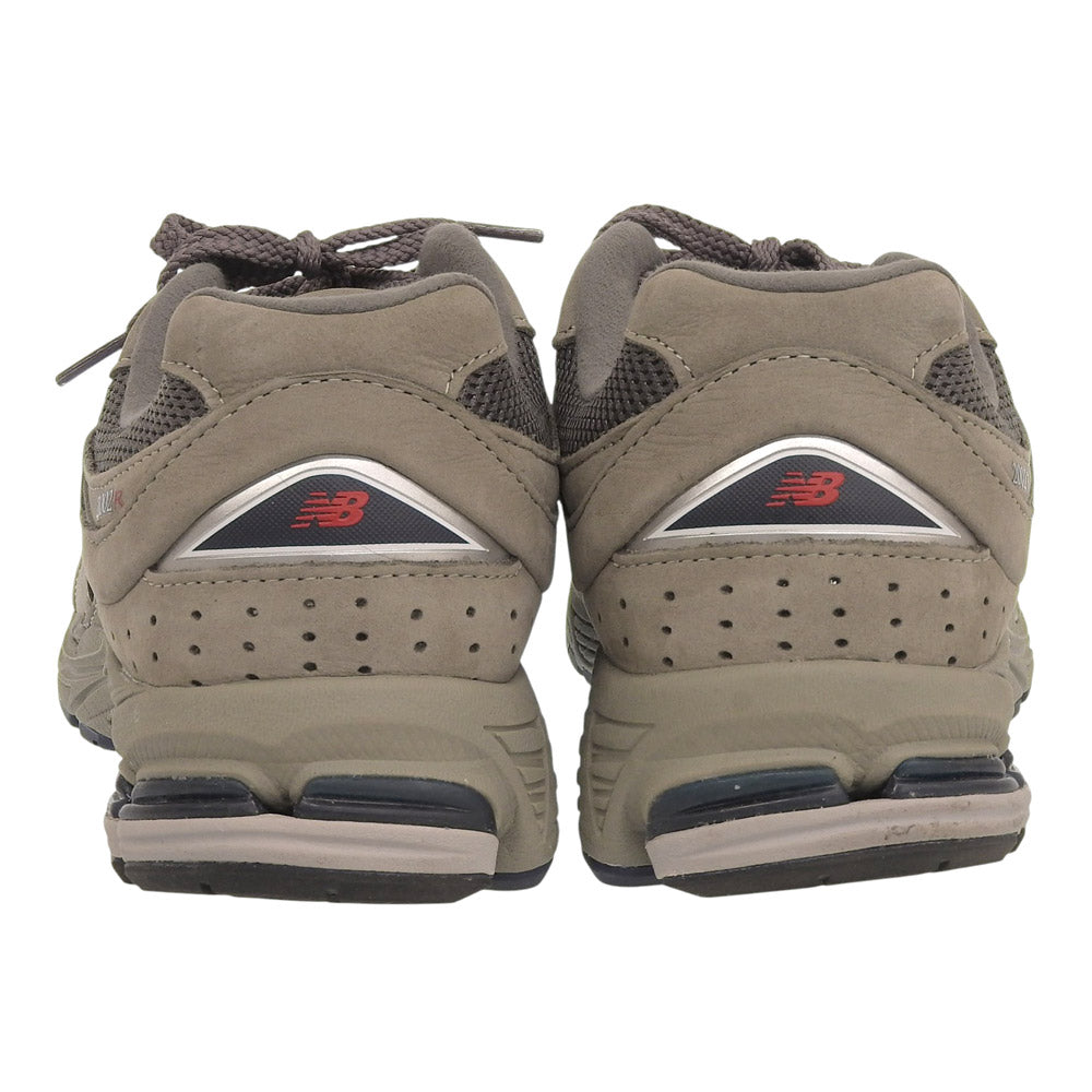 NEW BALANCE ニューバランス 新品同様 ヌバック×メッシュ 2002R ローカットスニーカー シューズ メンズ グレー 26cm ML2002RA シューズ