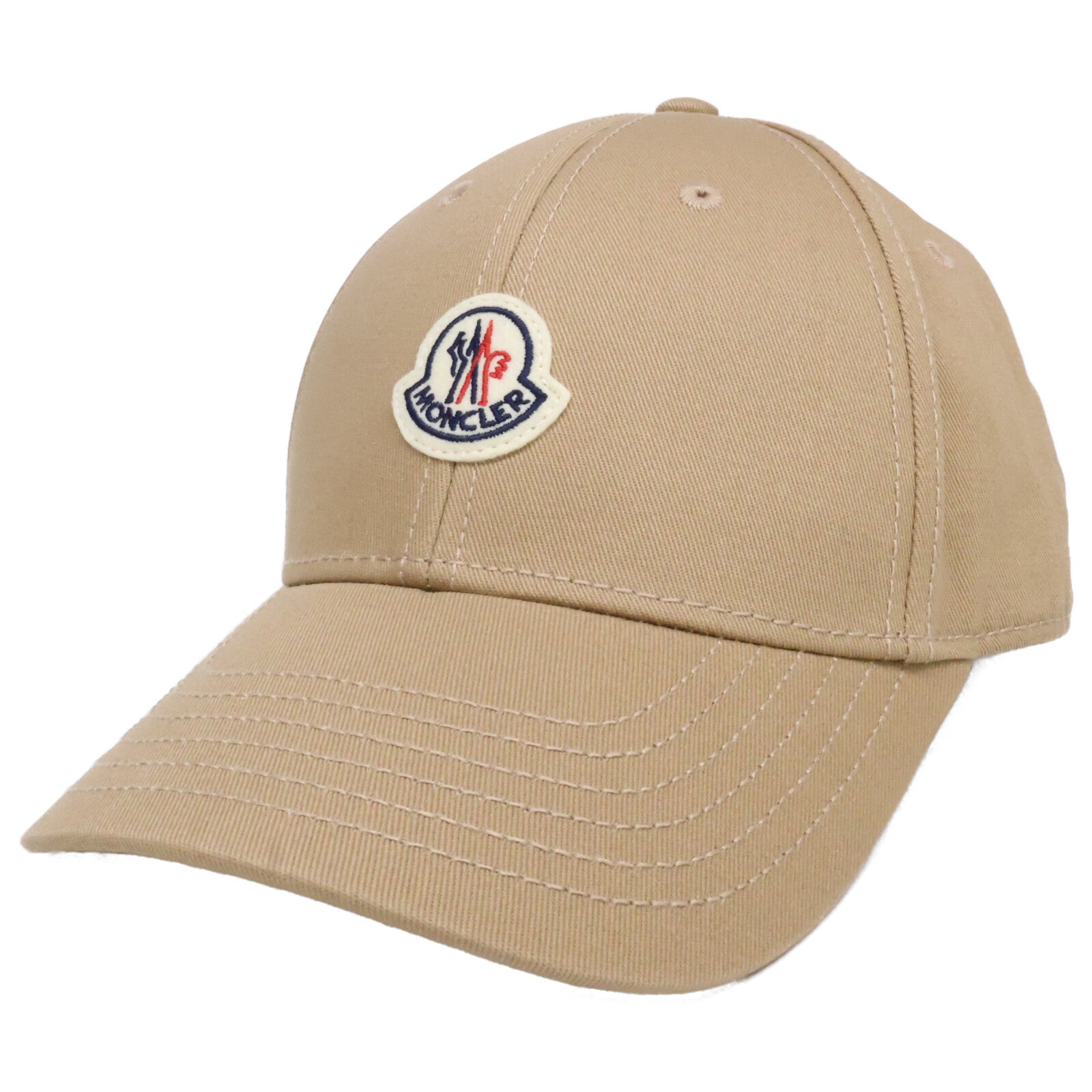 MONCLER モンクレール 【新品同様/国内正規】25SS K10933B00055 04863 BASEBALL ロゴワッペン コットン 6パネル ベースボールキャップ 帽子