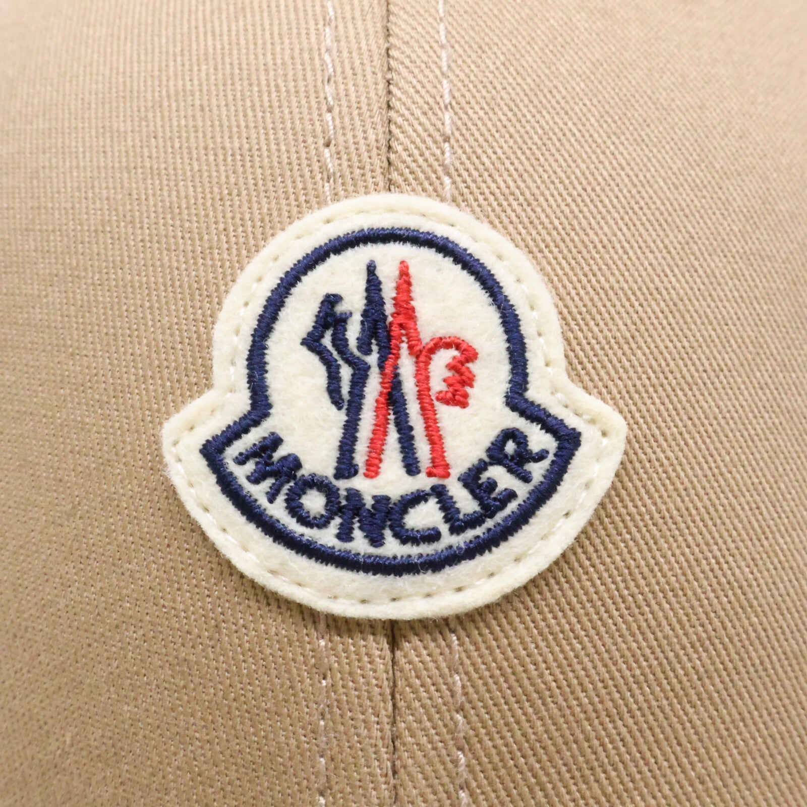 MONCLER モンクレール 【新品同様/国内正規】25SS K10933B00055 04863 BASEBALL ロゴワッペン コットン 6パネル ベースボールキャップ 帽子