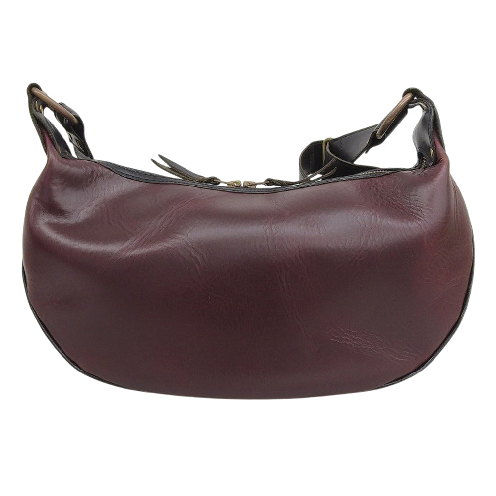INCEPTION インセプション ホーウィン社クロムエクセルレザー カウハイド BANANA BAG/バナナバッグ ショルダー レディース バーガンディ ショルダーバッグ