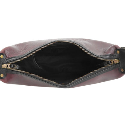 INCEPTION インセプション ホーウィン社クロムエクセルレザー カウハイド BANANA BAG/バナナバッグ ショルダー レディース バーガンディ ショルダーバッグ