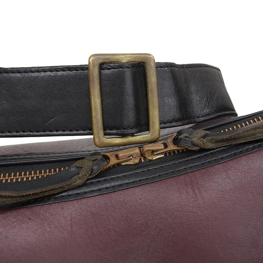 INCEPTION インセプション ホーウィン社クロムエクセルレザー カウハイド BANANA BAG/バナナバッグ ショルダー レディース バーガンディ ショルダーバッグ