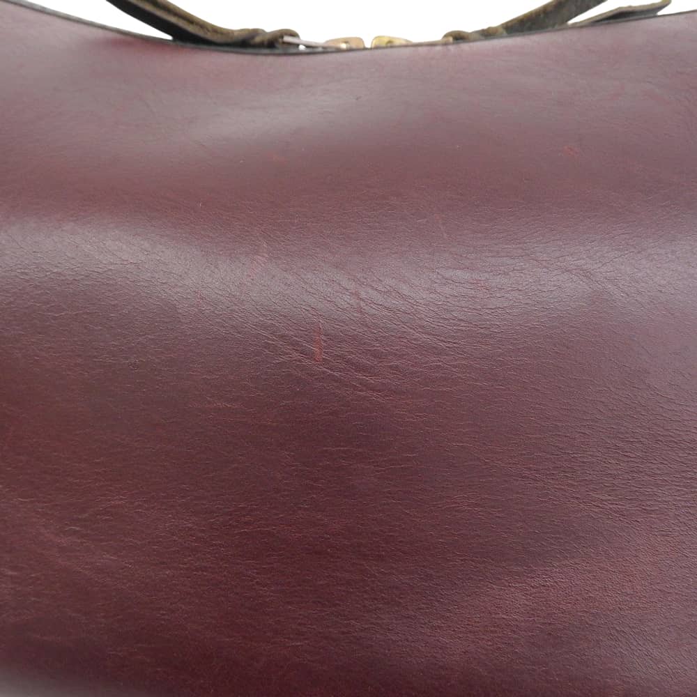 INCEPTION インセプション ホーウィン社クロムエクセルレザー カウハイド BANANA BAG/バナナバッグ ショルダー レディース バーガンディ ショルダーバッグ