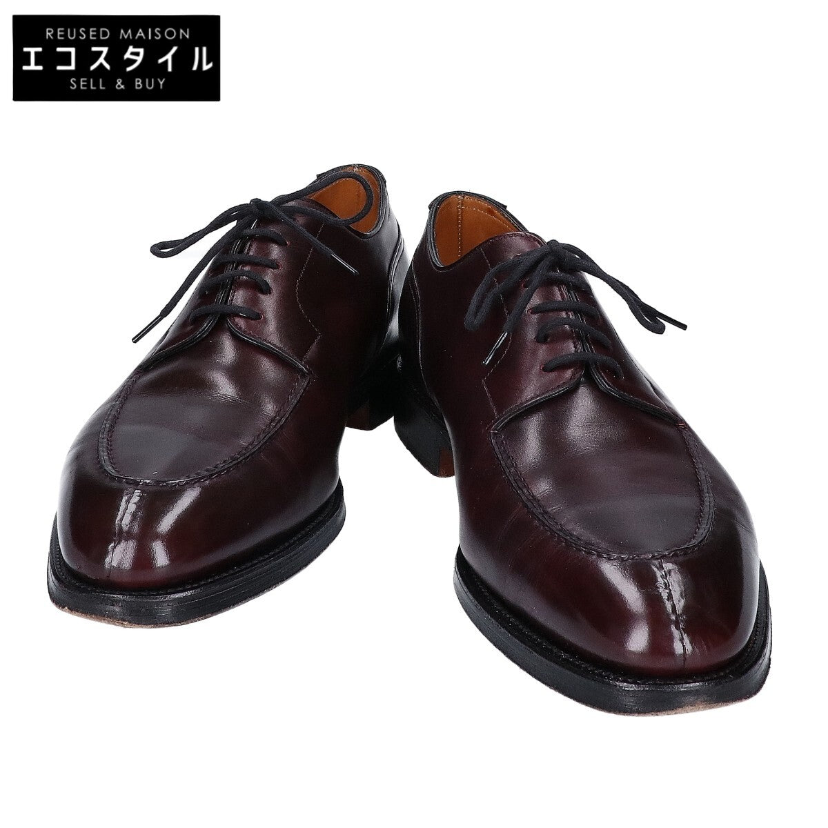 JOHNLOBB ジョンロブ 【美品】CHAMBORD シャンボード 8695ラスト MUSEUM CALF Uチップシューズ シューズ