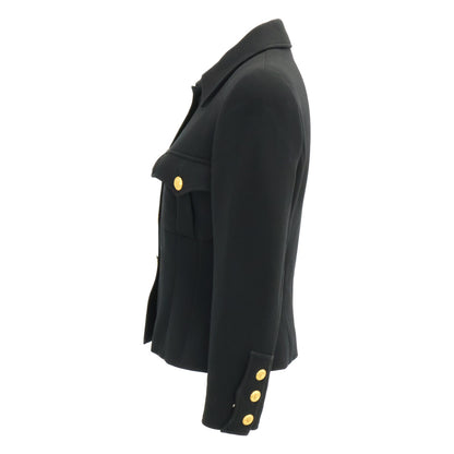 CHANEL シャネル 【国内正規】96A P08503V05073 ウール ココマークボタン 裾チェーン装飾 シングルジャケット ジャケット