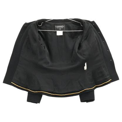 CHANEL シャネル 【国内正規】96A P08503V05073 ウール ココマークボタン 裾チェーン装飾 シングルジャケット ジャケット