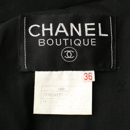 CHANEL シャネル 【国内正規】96A P08503V05073 ウール ココマークボタン 裾チェーン装飾 シングルジャケット ジャケット