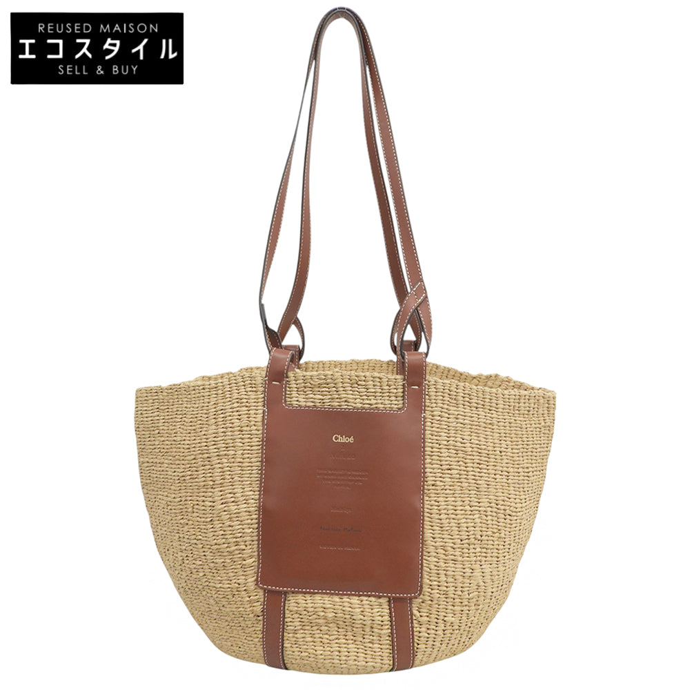 Chloe クロエ 美品 Mifuko バケットバッグ ラージ ショルダーバッグ レディース ベージュ ショルダーバッグ
