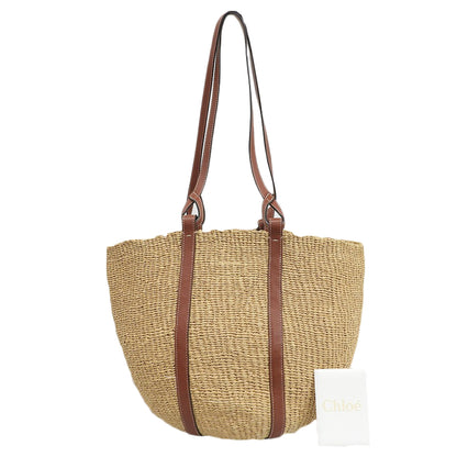 Chloe クロエ 美品 Mifuko バケットバッグ ラージ ショルダーバッグ レディース ベージュ ショルダーバッグ