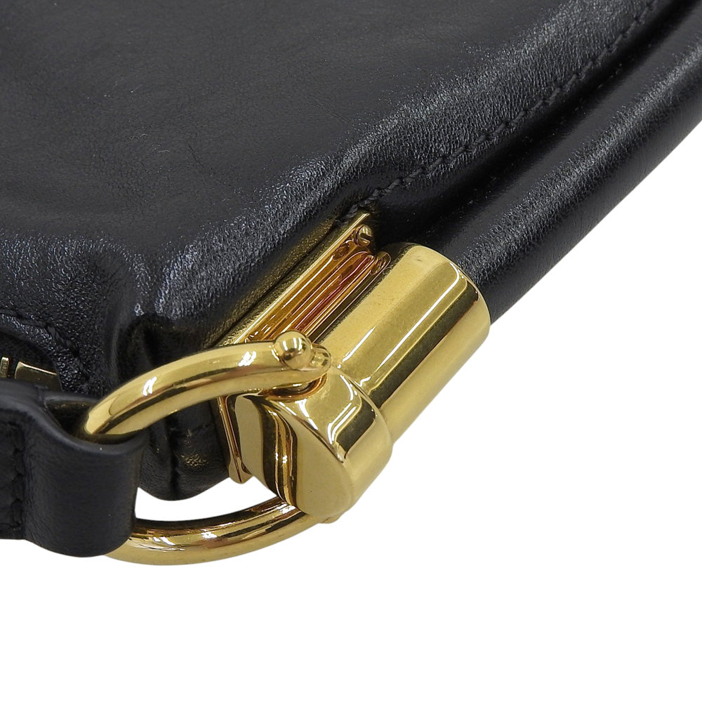 Chloe クロエ 美品 パラティ 24 ミニバッグ ショルダーバッグ レディース 黒 ブラック CHC24WP436O17001 ショルダーバッグ