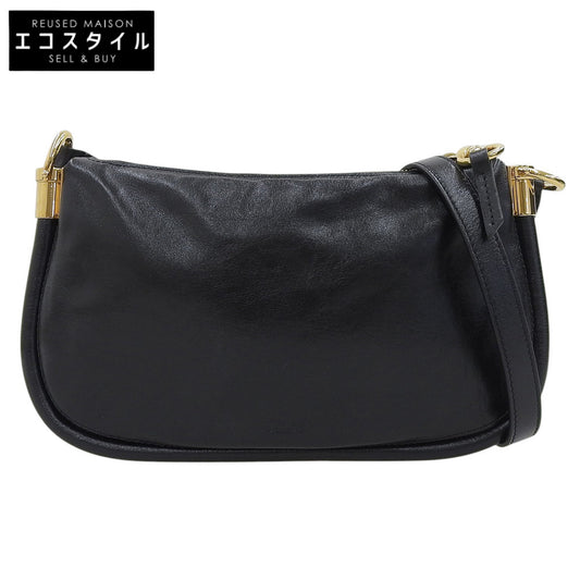 Chloe クロエ 美品 パラティ 24 ミニバッグ ショルダーバッグ レディース 黒 ブラック CHC24WP436O17001 ショルダーバッグ