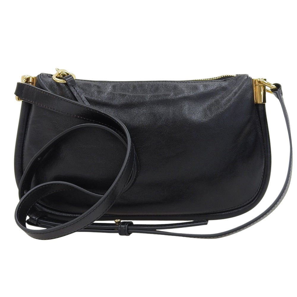Chloe クロエ 美品 パラティ 24 ミニバッグ ショルダーバッグ レディース 黒 ブラック CHC24WP436O17001 ショルダーバッグ