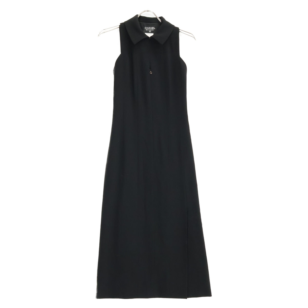 CHANEL 98P P10352V03956 wool sleeveless long dress