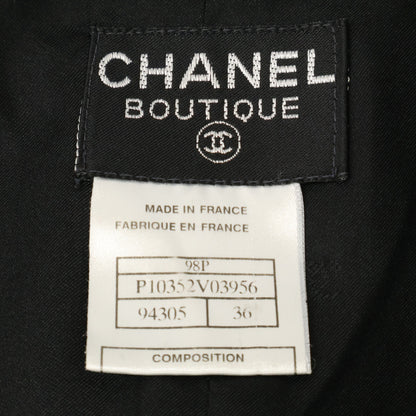 CHANEL シャネル 98P P10352V03956 ウール ノースリーブ ロング ワンピース