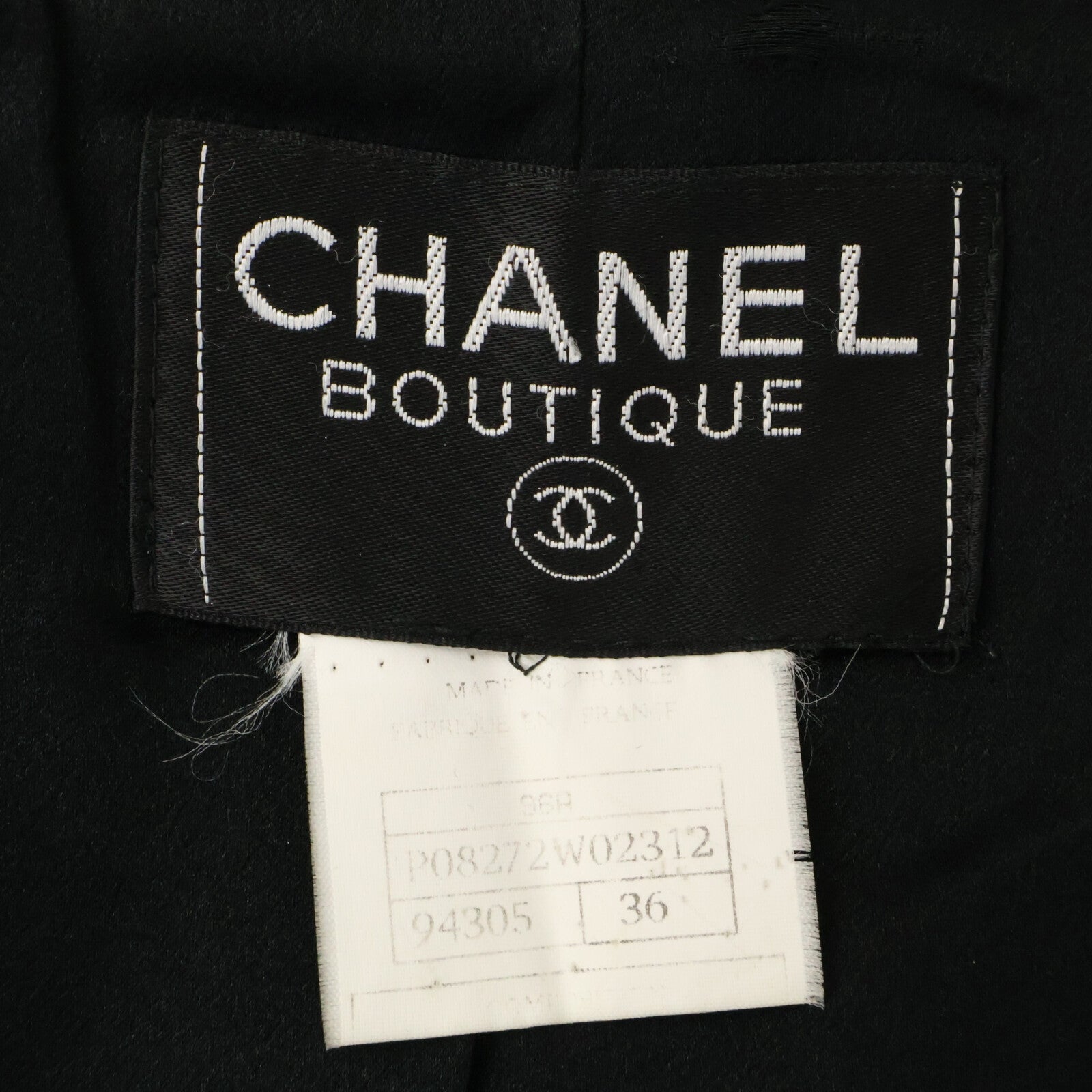 CHANEL シャネル 【国内正規】96A P08272W02312 カシミヤ サイドスリット ステンカラー コート