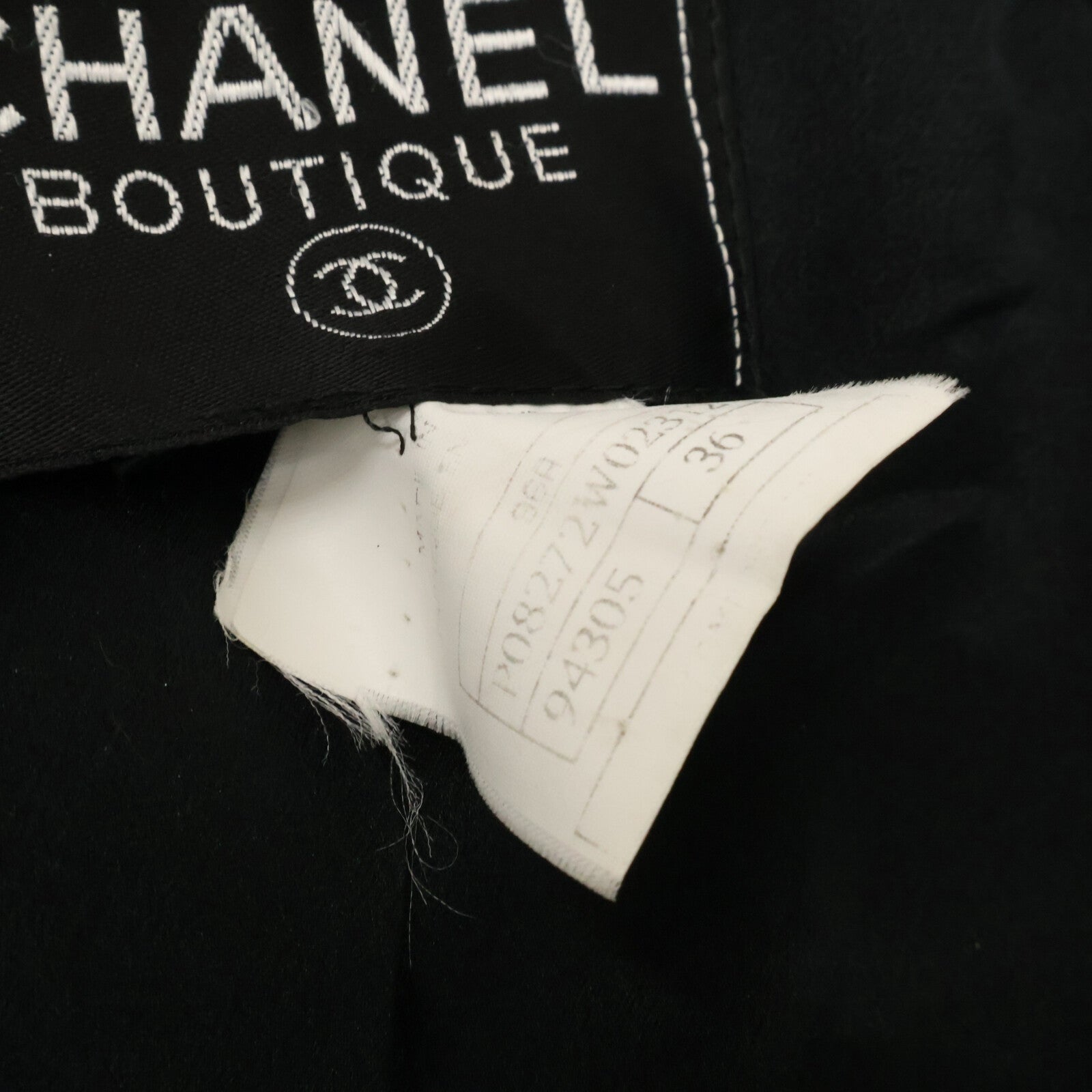 CHANEL シャネル 【国内正規】96A P08272W02312 カシミヤ サイドスリット ステンカラー コート