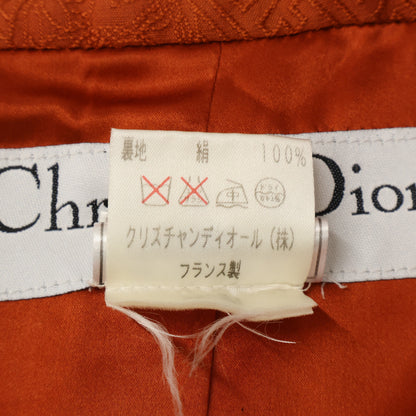 Christian Dior クリスチャンディオール 【国内正規】99SS 9E12021010 ガリアーノ期 総柄 ジャケット/プリーツスカート セットアップ スーツ セットアップ