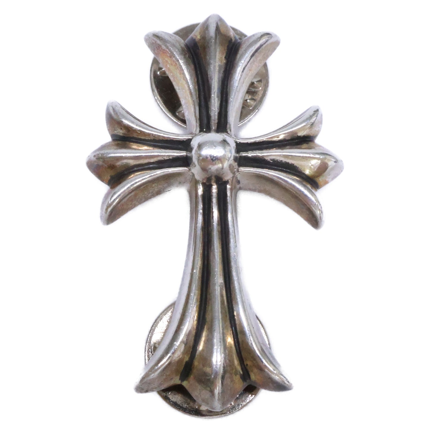Chrome hearts クロムハーツ 925 スティックピンスモールCHクロス ピンバッジ ブローチ