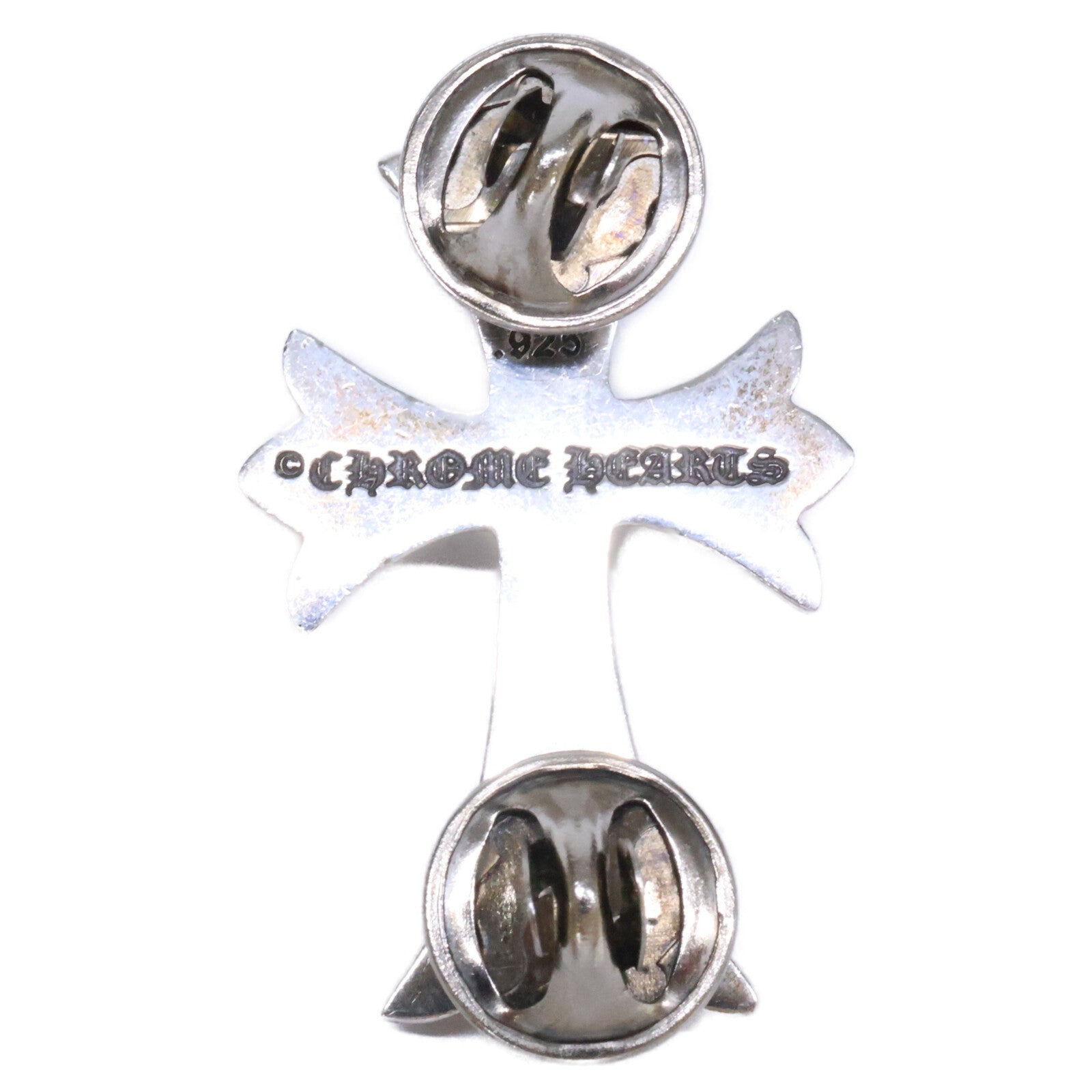 Chrome hearts クロムハーツ 925 スティックピンスモールCHクロス ピンバッジ ブローチ