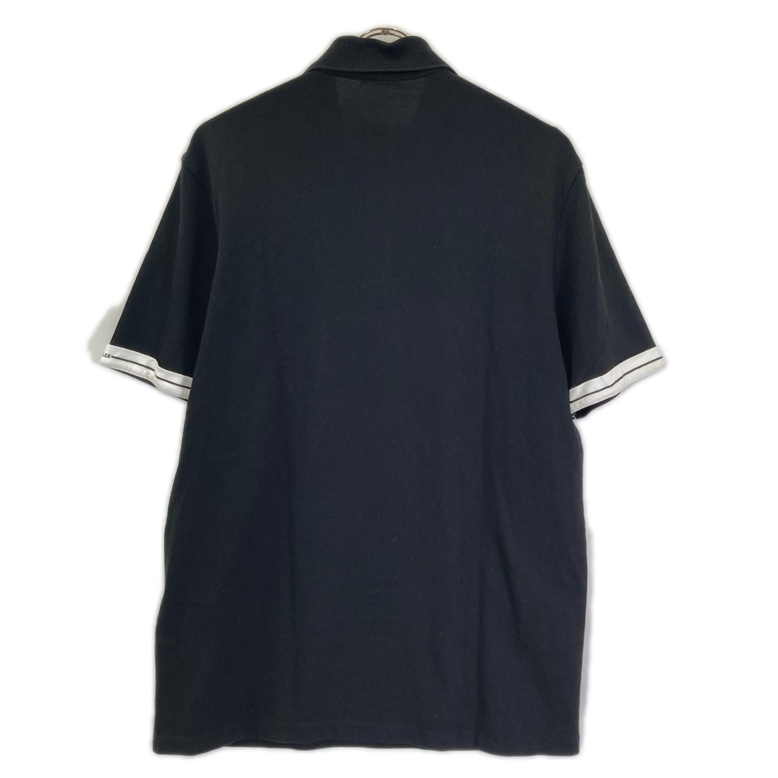 MONCLER モンクレール 24年製 ブラック コットン SS POLO ショートスリーブポロシャツ トップス
