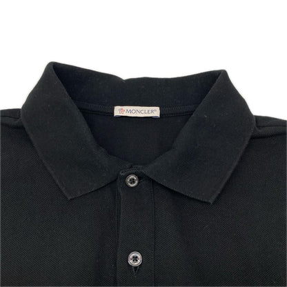 MONCLER モンクレール 24年製 ブラック コットン SS POLO ショートスリーブポロシャツ トップス