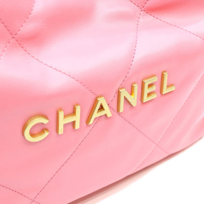 CHANEL シャネル AS3260 コーラルピンク シャイニーカーフ シャネル22スモール ショルダーバッグ ショルダーバッグ
