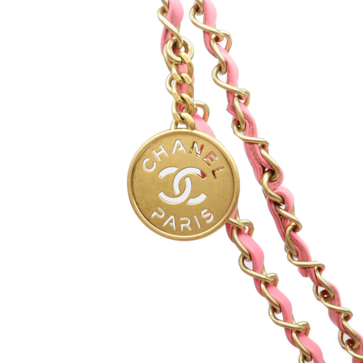 CHANEL シャネル AS3260 コーラルピンク シャイニーカーフ シャネル22スモール ショルダーバッグ ショルダーバッグ