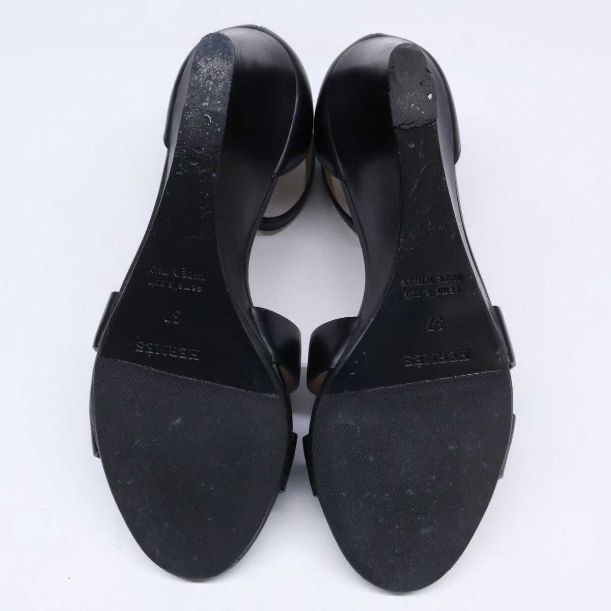 HERMES エルメス 【美品】レジェンド アンクルストラップ ウェッジソール サンダル シューズ