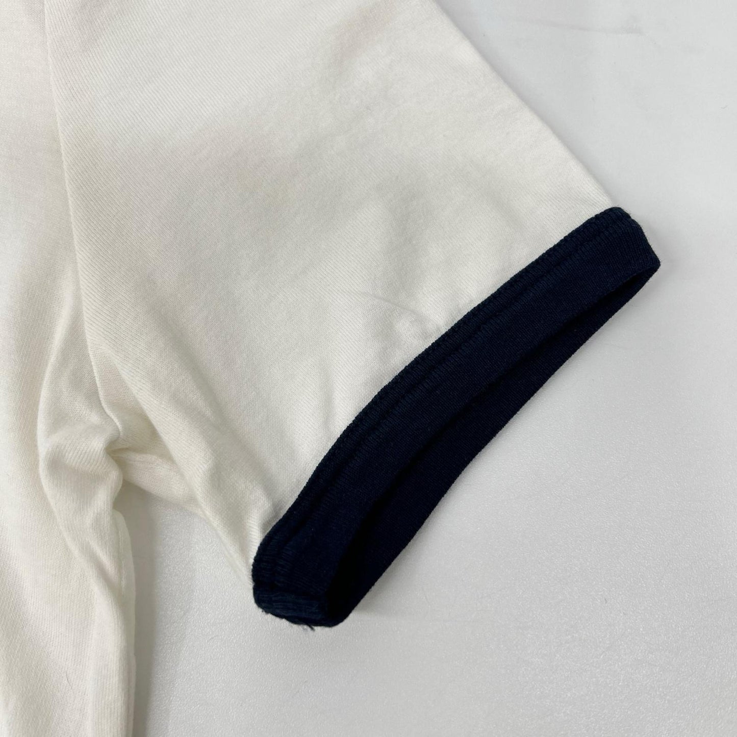 CELINE セリーヌ 2X872671Q ホワイト コットンジャージー ロゴプリント カットソー トップス
