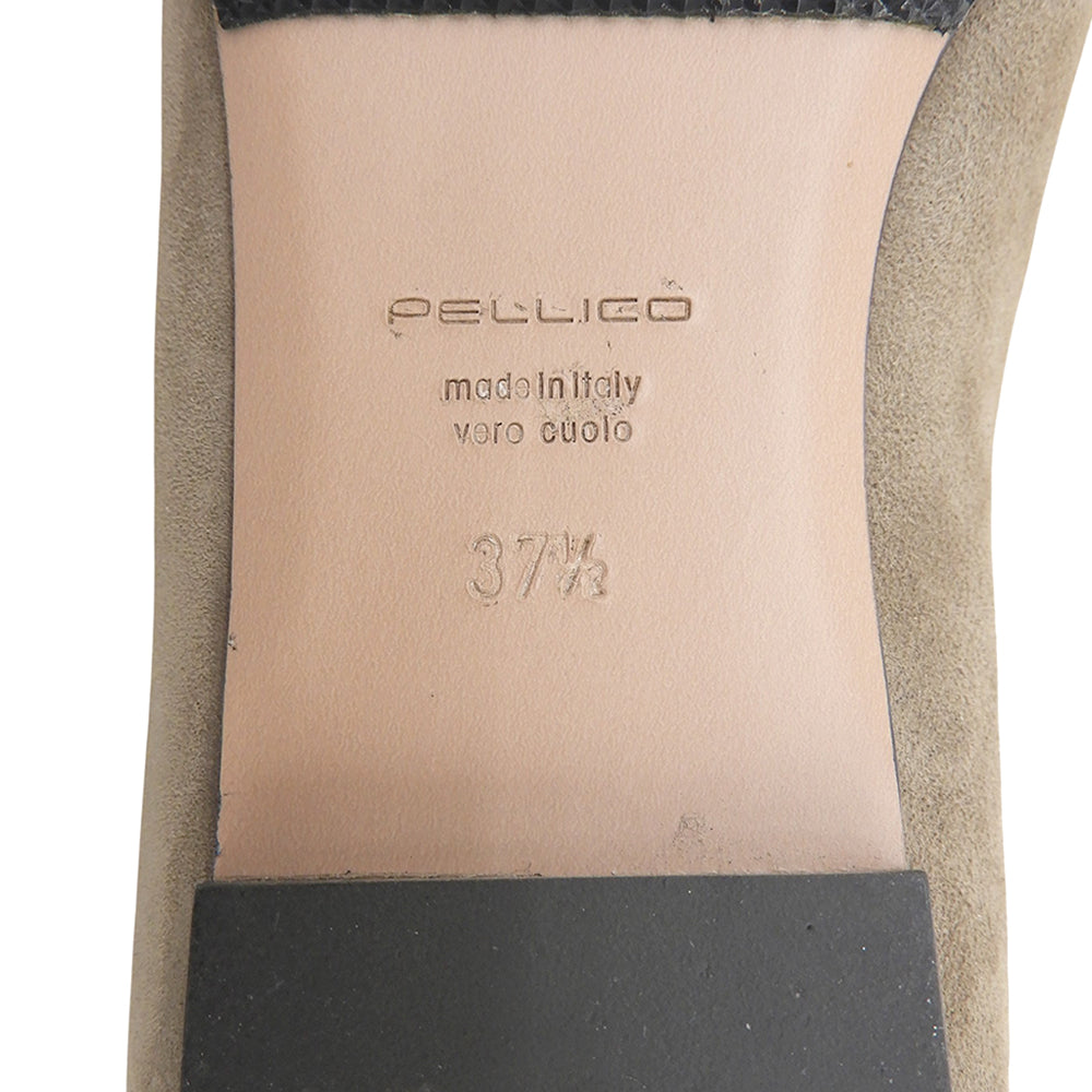PELLICO ペリーコ 美品 ポインテッドトゥーシューズ レディース ベージュ 37 1/2 シューズ