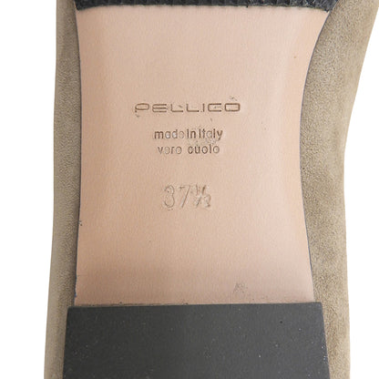 PELLICO ペリーコ 美品 ポインテッドトゥーシューズ レディース ベージュ 37 1/2 シューズ